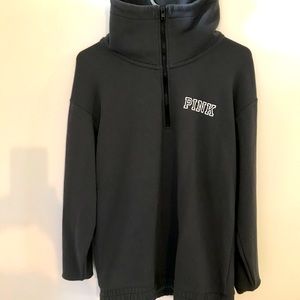 WOMEN’S HIGH COLLAR PINK PULLOVER